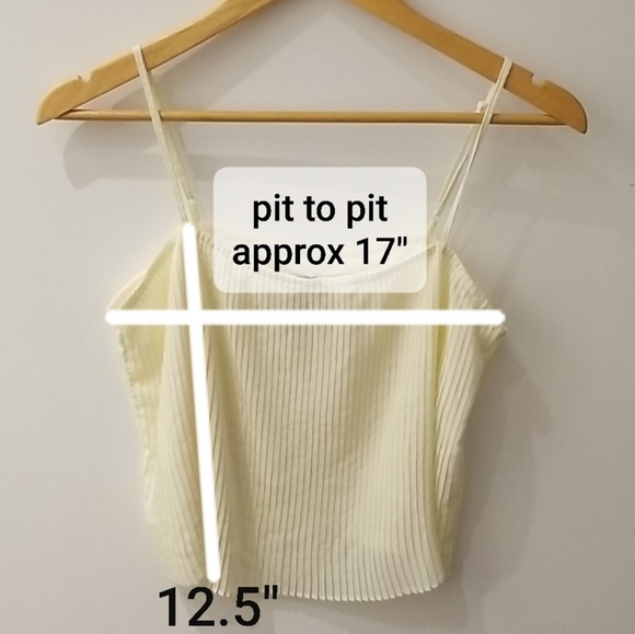 ALi Kris pleated spaghetti Cami tank top size M - Picture 7 of 7